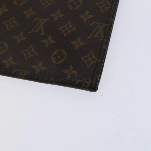 LOUIS VUITTON Monogram Posh Documents Clutch Bag M53456 LV Auth EC947 - Picture 10 of 16